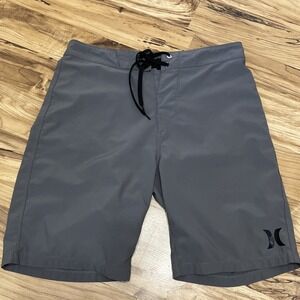 Hurley Phantom Men's Size 28 Gray  Board Shorts Summer, Surf,‎ Skate